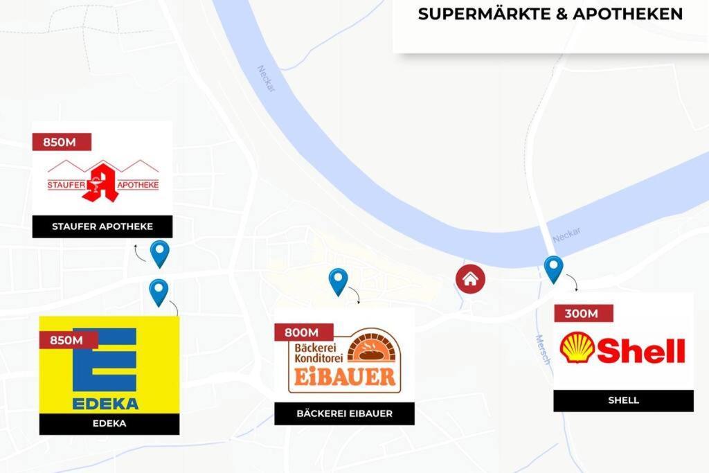 Charmante Wohnung Am Neckar Bad Wimpfen Zewnętrze zdjęcie